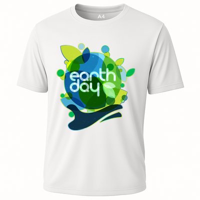 Cool Abstract Shapes Earth Day Performance Shirt