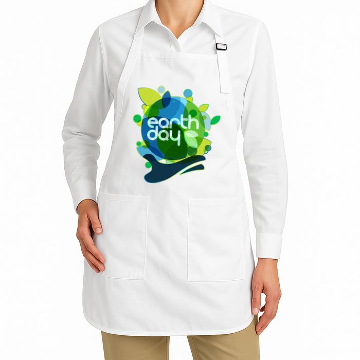 Cool Abstract Shapes Earth Day Apron
