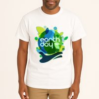 Cool Abstract Shapes Earth Day Tall T-Shirt