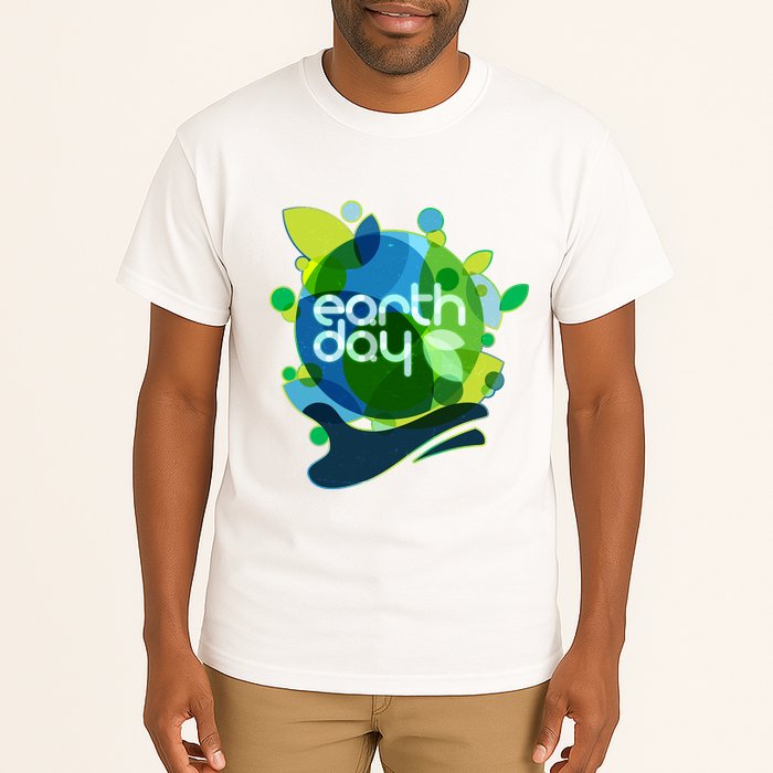 Cool Abstract Shapes Earth Day Tall T-Shirt