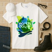 Cool Abstract Shapes Earth Day Tall T-Shirt
