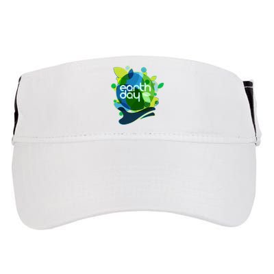 Cool Abstract Shapes Earth Day Adult Drive Performance Visor