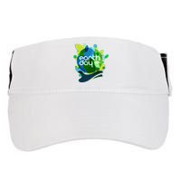 Cool Abstract Shapes Earth Day Adult Drive Performance Visor