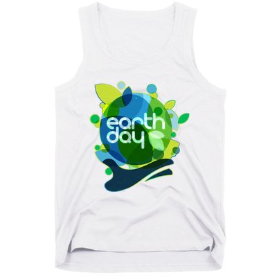 Cool Abstract Shapes Earth Day Tank Top