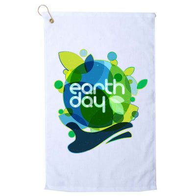 Cool Abstract Shapes Earth Day Golf Towel