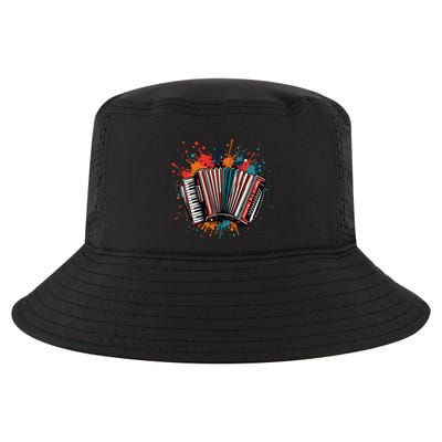 Colorful Accordion Splash Cool Comfort Performance Bucket Hat