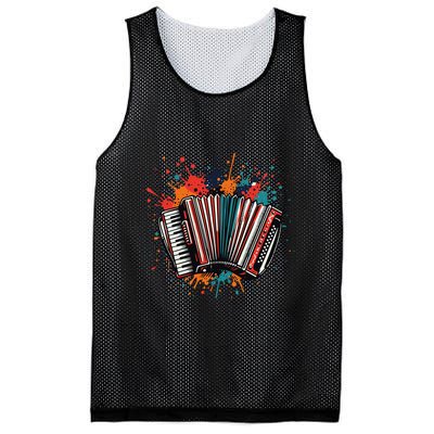 Colorful Accordion Splash Mesh Reversible Basketball Jersey Tank