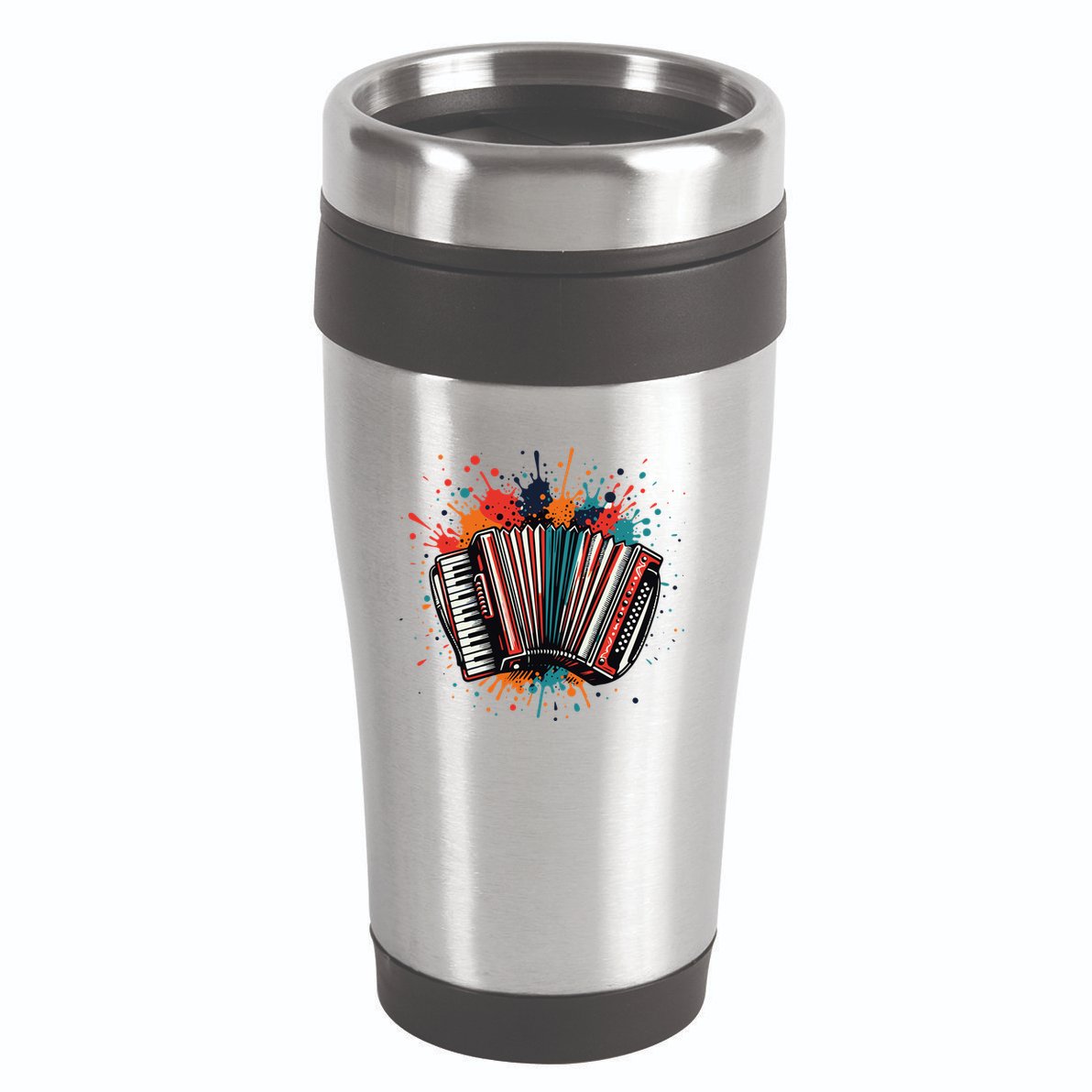 Colorful Accordion Splash 16oz Travel Tumbler