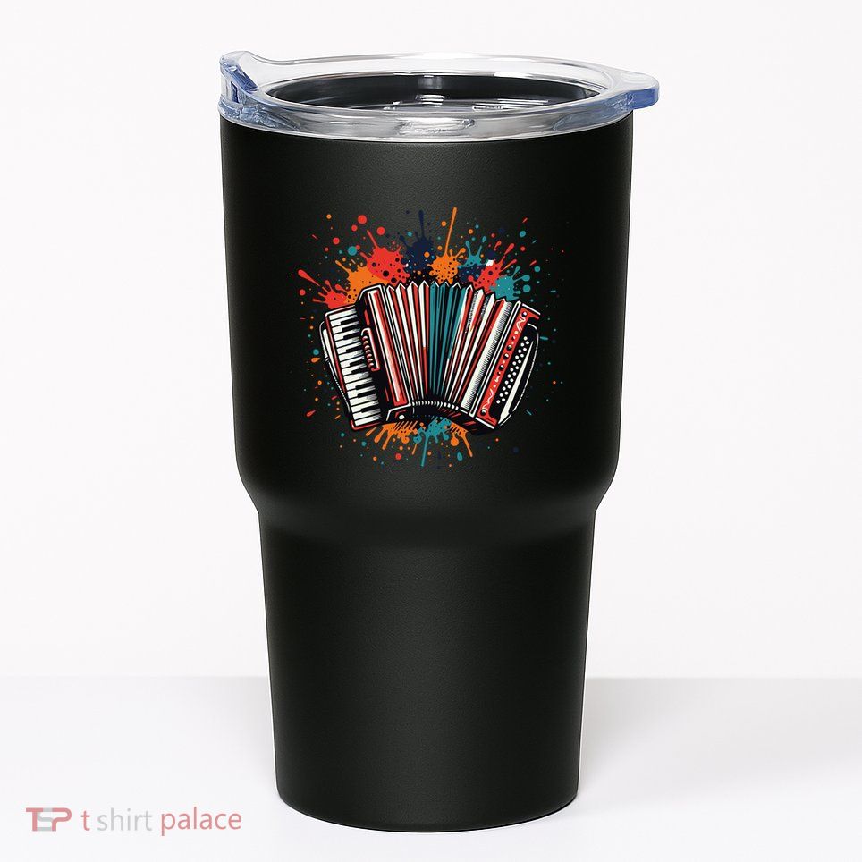 Colorful Accordion Splash Tumbler