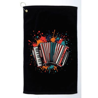 Colorful Accordion Splash Golf Towel