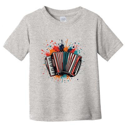 Colorful Accordion Splash Toddler T-Shirt