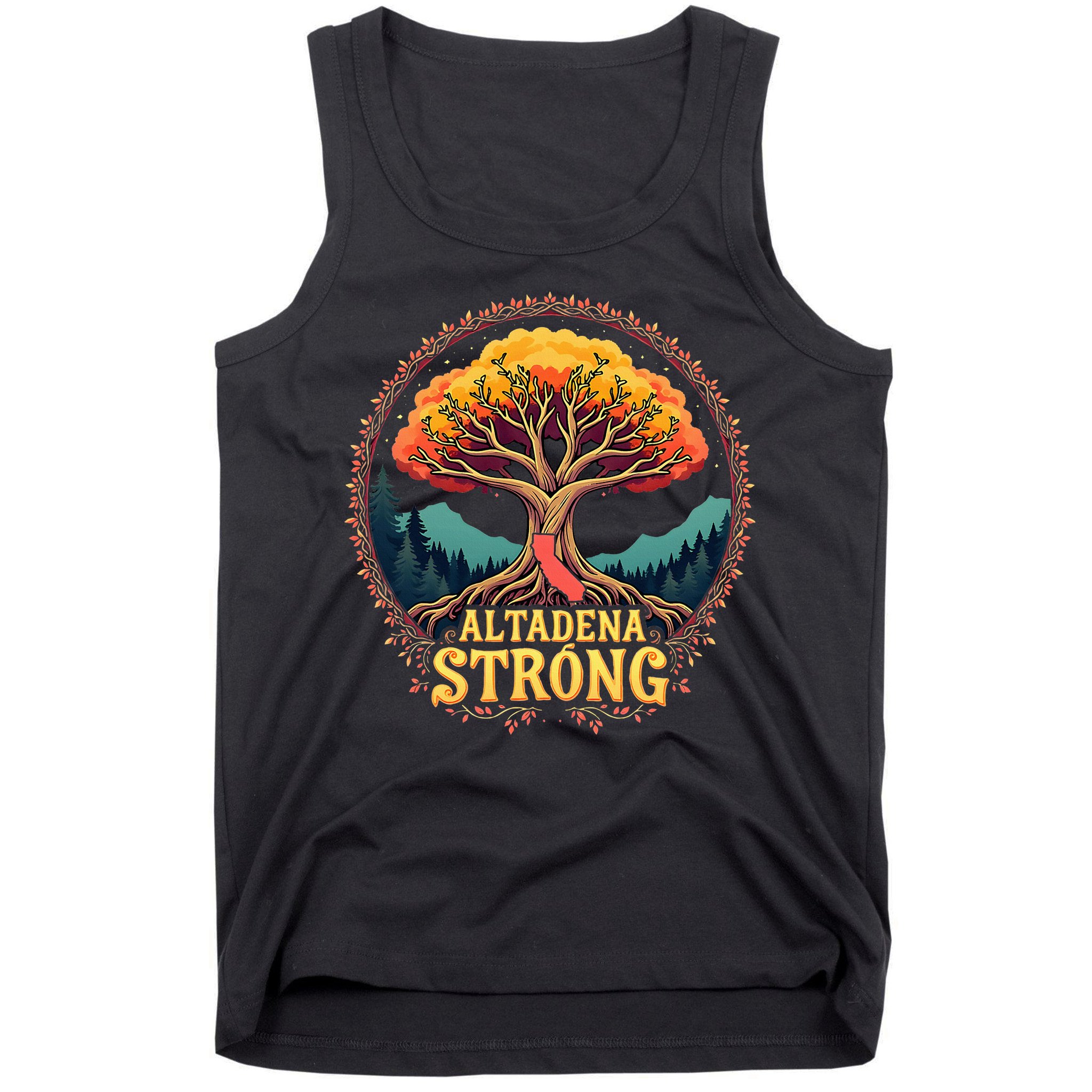 California Altadena Strong Women Supporters Tank Top
