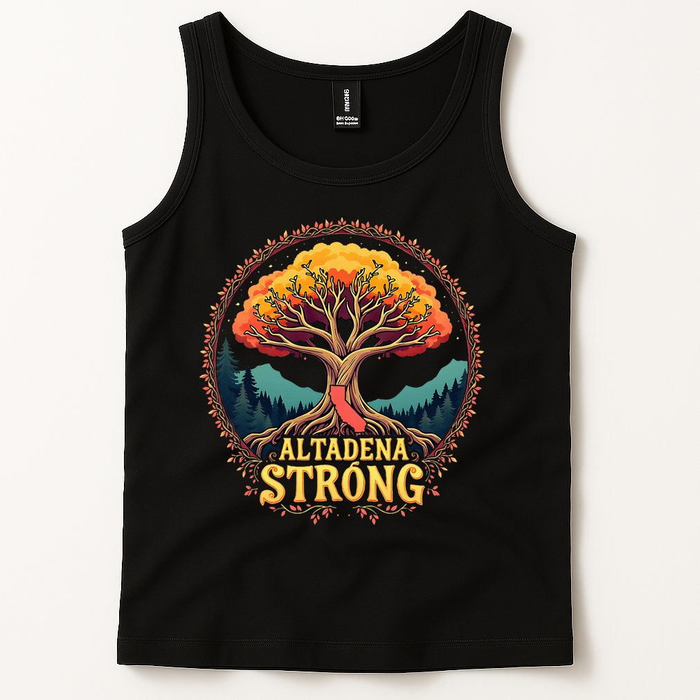 California Altadena Strong Women Supporters Tank Top
