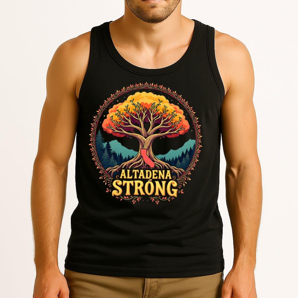 California Altadena Strong Women Supporters Tank Top