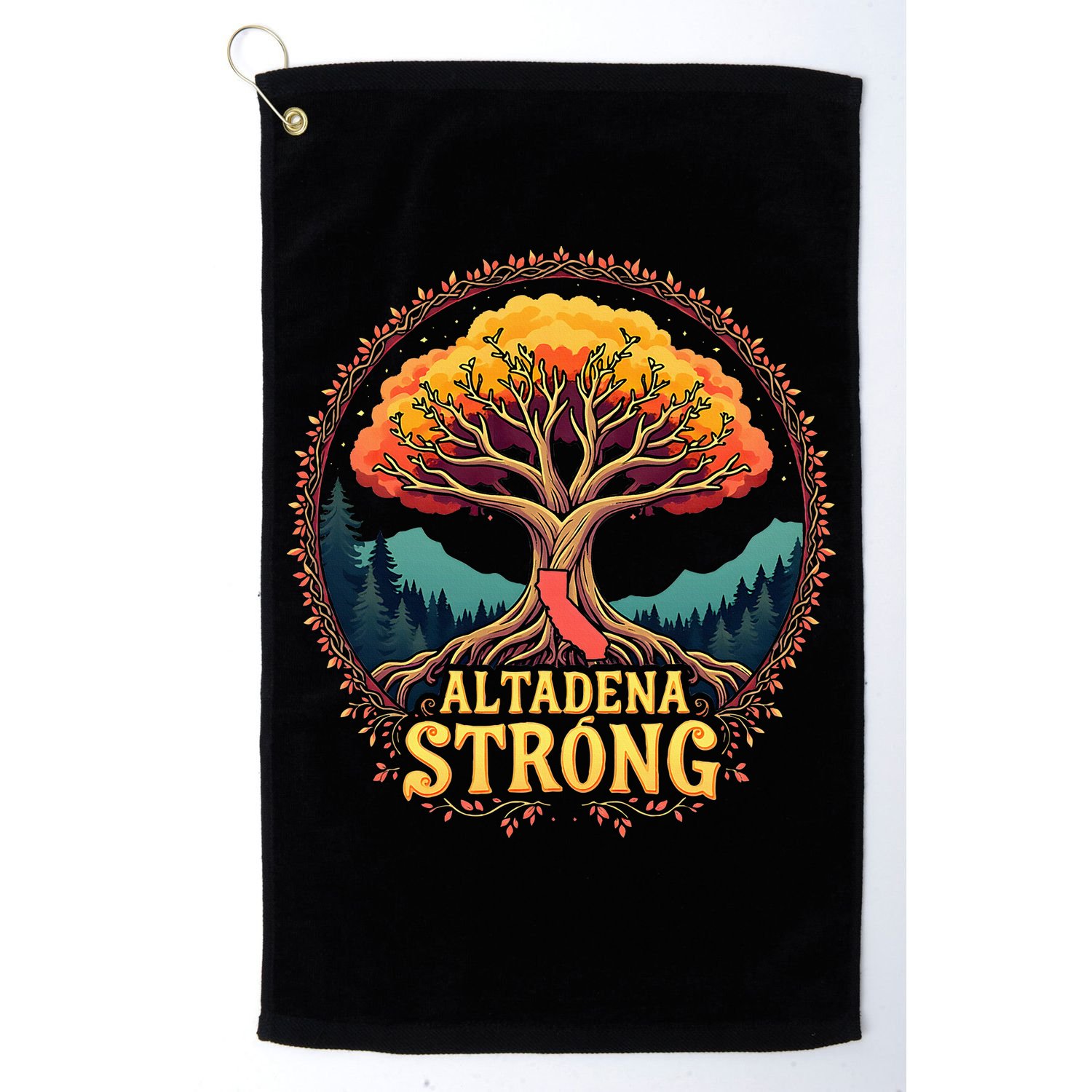 California Altadena Strong Women Supporters Golf Towel