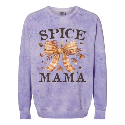 Coquette Autumn Spice Mama Colorblast Crewneck Sweatshirt