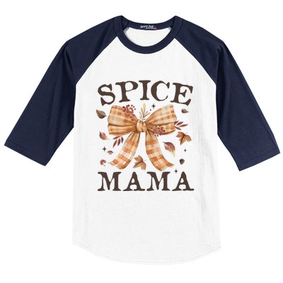 Coquette Autumn Spice Mama Baseball Sleeve Shirt