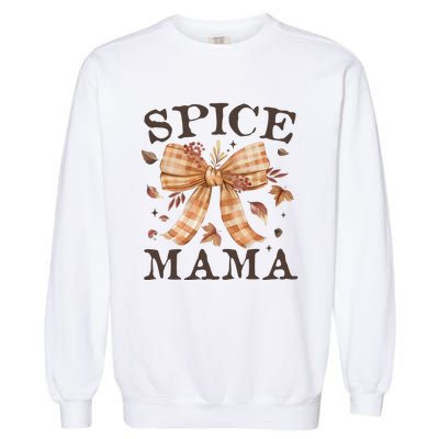 Coquette Autumn Spice Mama Garment-Dyed Sweatshirt