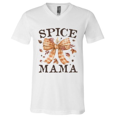 Coquette Autumn Spice Mama V-Neck T-Shirt