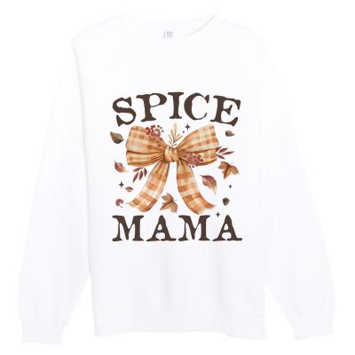 Coquette Autumn Spice Mama Premium Crewneck Sweatshirt