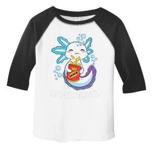 Cute Axolotl Snaxolotl Shirt Kawaii Anime Funny Toddler Fine Jersey T-Shirt