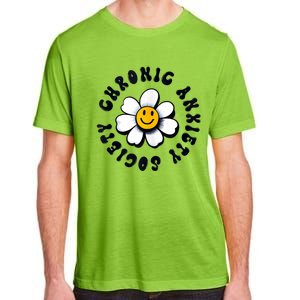 Chronic Anxiety Society Flower Adult ChromaSoft Performance T-Shirt