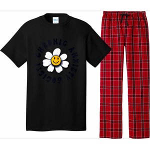 Chronic Anxiety Society Flower Pajama Set