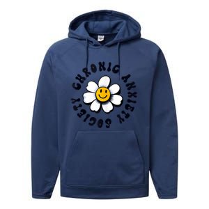 Chronic Anxiety Society Flower Performance Fleece Hoodie