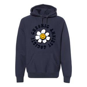 Chronic Anxiety Society Flower Premium Hoodie