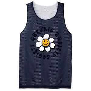 Chronic Anxiety Society Flower Mesh Reversible Basketball Jersey Tank