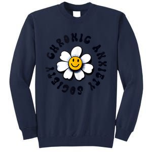 Chronic Anxiety Society Flower Tall Sweatshirt