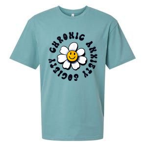 Chronic Anxiety Society Flower Sueded Cloud Jersey T-Shirt