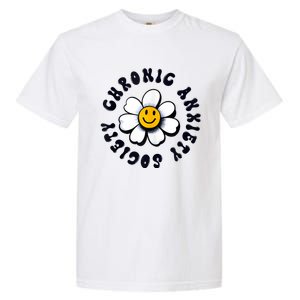 Chronic Anxiety Society Flower Garment-Dyed Heavyweight T-Shirt