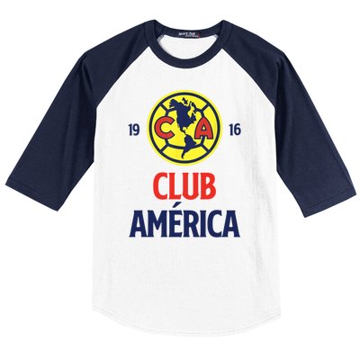 Club America Score Big With Our Exclusive Collection Baseball Sleeve Shirt