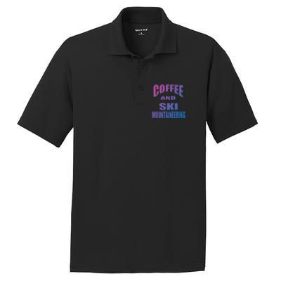 Coffee And Ski Mountaineering / Ski Mountaineers Design Gift PosiCharge RacerMesh Polo