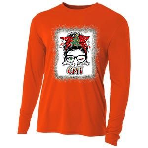 Cmt Assistant SantaS Favorite Nurse I Love Being A Elf Cmt Great Gift Cooling Performance Long Sleeve Crew