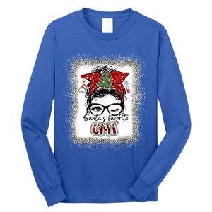 Cmt Assistant SantaS Favorite Nurse I Love Being A Elf Cmt Great Gift Long Sleeve Shirt