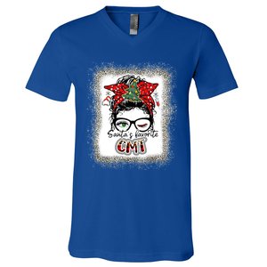 Cmt Assistant SantaS Favorite Nurse I Love Being A Elf Cmt Great Gift V-Neck T-Shirt