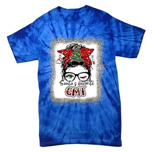 Cmt Assistant SantaS Favorite Nurse I Love Being A Elf Cmt Great Gift Tie-Dye T-Shirt