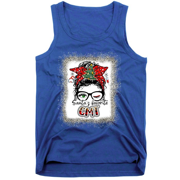 Cmt Assistant SantaS Favorite Nurse I Love Being A Elf Cmt Great Gift Tank Top