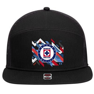 Cruz Azul Score Big With Our Exclusive Collection 7 Panel Mesh Trucker Snapback Hat
