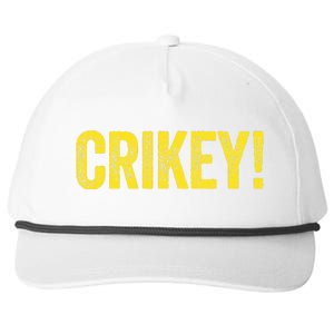 Crikey! Australian Slang Australia Adult Snapback Five-Panel Rope Hat