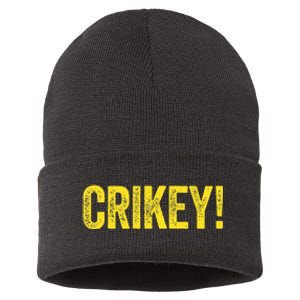 Crikey! Australian Slang Australia Adult Sustainable Knit Beanie