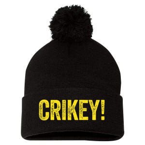 Crikey! Australian Slang Australia Adult Pom Pom 12in Knit Beanie