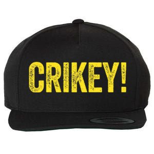 Crikey! Australian Slang Australia Adult Wool Snapback Cap