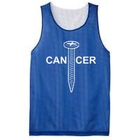 Cancer Awareness Screw Cancer Cute Gift Mesh Reversible Basketball Jersey Tank