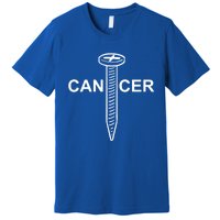 Cancer Awareness Screw Cancer Cute Gift Premium T-Shirt