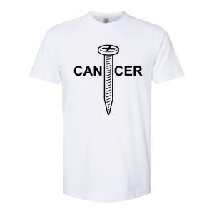 Cancer Awareness Screw Cancer Cute Gift Softstyle CVC T-Shirt