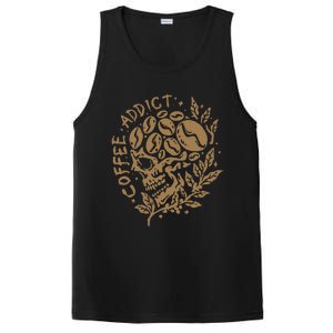 Coffee Addict Skull For Lovers Of Caffeine PosiCharge Competitor Tank