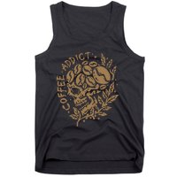 Coffee Addict Skull For Lovers Of Caffeine Tank Top